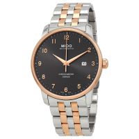 Mido Baroncelli Jubilee Automatic Chronometer Anthracite Dial Mens Watch