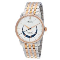 Mido Baroncelli Smiling Moon Automatic White Dial Mens Watch