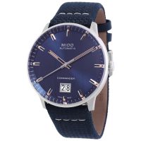 Mido Commander Automatic Blue Dial Mens Watch
