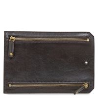 Montblanc 1926 Heritage Multicurrency Pouch- Dark Brown