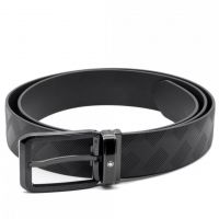 Montblanc Black 35 mm Reversible Leather Belt