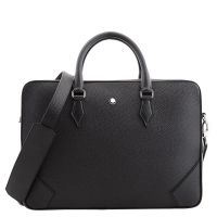 Montblanc Black Grain Leather Document Case