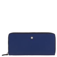 Montblanc Blue Calfskin Sartorial Phone Pouch