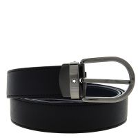 Montblanc Horseshoe Buckle 30 Mm Reversible Leather Belt