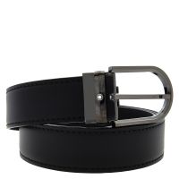 Montblanc Horseshoe Buckle 35 Mm Leather Belt