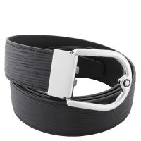 Montblanc Horseshoe Buckle Printed 35 mm Reversible Leather Belt
