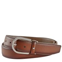 Montblanc Mens Cut-to-Size Business Belt- Brown