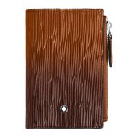 Montblanc Mini Vertical Wallet 6cc in Corteccia Sfumato Leather