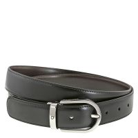 Montblanc Reversible Black/Brown Leather Belt