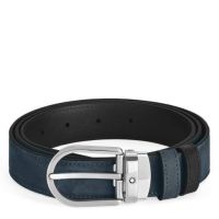 Montblanc Reversible Leather Horseshoe Belt