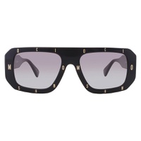 Moschino Dark Grey Shaded Browline Ladies Sunglasses