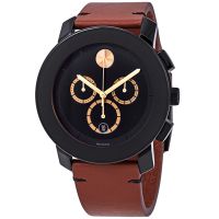 Movado Bold Chronograph Black Dial Mens Watch