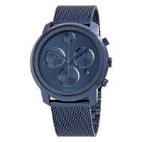 Movado Bold Chronograph Blue Dial Mens Watch