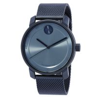Movado Bold Quartz Blue Dial Mens Watch