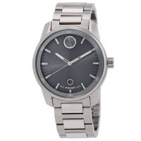 Movado Bold Verso Quartz Grey Dial Mens Watch