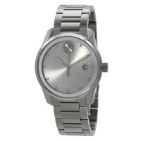 Movado Bold Verso Quartz Gunmetal Dial Mens Watch