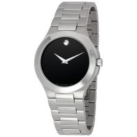 Movado Corporate Exclusive Black Dial Mens Watch
