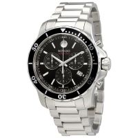 Movado Series 800 Chronograph Black Dial Mens Watch