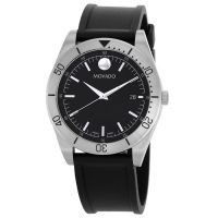 Movado Sport Quartz Black Dial Mens Watch 607989