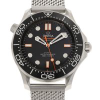 Omega Seamaster Automatic Chronometer Black Dial Mens Watch