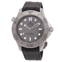 Omega Seamaster Automatic Chronometer Grey Dial Mens Watch