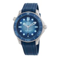 Omega Seamaster Automatic Chronometer Summer Blue Dial Mens Watch