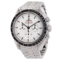 Omega Speedmaster Chronograph Hand Wind White Dial Mens Watch