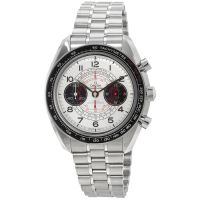 Omega Speedmaster Chronograph Hand Wind Silver Dial Mens Watch
