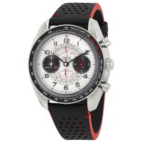 Omega Speedmaster Chronograph Hand Wind Silver Dial Mens Watch