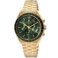 Omega Speedmaster Moonwatch Chronograph Hand Wind Chronometer Green Dial Mens Watch