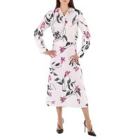 Marni Open Box - Ladies Floral Cotton Poplin Midi Dress