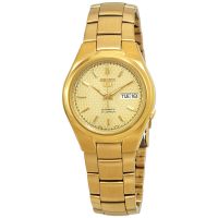 Seiko Open Box - Series 5 Automatic Gold Dial Mens Watch