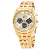 Orient Contemporary Chronograph Champagne Dial Mens Watch