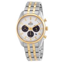 Orient Contemporary Chronograph White Dial Mens Watch