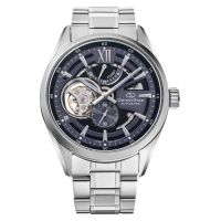Orient Contemporary Modern Skeleton Automatic Blue Dial Mens Watch