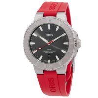 Oris Aquis Date Automatic Grey Dial Mens Watch