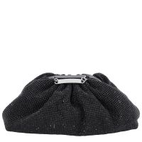 Philipp Plein Crystal Embroidered Mini Pillow Clutch Bag