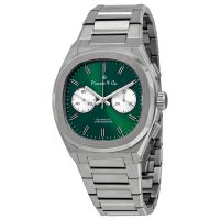 Picasso And Co Chairman II Chronograph Hand Wind Green Dial Mens Watch