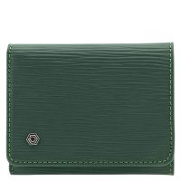 Picasso And Co Leather Wallet- Green Wave
