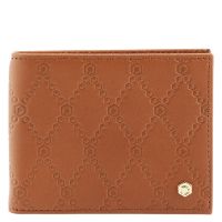 Picasso And Co Slim Leather Wallet- Tan