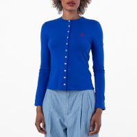 Polo Ralph Lauren Cotton Mesh Pony Cardigan