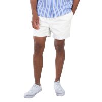 Polo Ralph Lauren Mens White Mid-Rise Cotton Chino Shorts