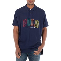 Polo Ralph Lauren Navy 20/1 Big Fit Logo Mesh Polo Shirt