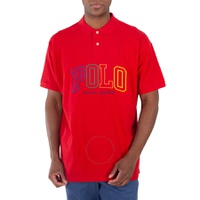 Polo Ralph Lauren Red 20/1 Big Fit Logo Mesh Polo Shirt