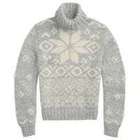 Polo Ralph Lauren Snowflake Intarsia Turtleneck Jumper