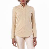 Polo Ralph Lauren Womens Logo Embroidered Cotton Shirt