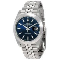 Rolex Datejust 41 Blue Dial Automatic Mens Watch 126300BLSJ