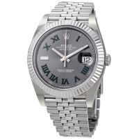 Rolex Datejust 41 Slate Dial Automatic Mens Steel and White Gold Jubilee Watch 126334GYRO