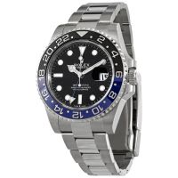 Rolex GMT-Master II Automatic Black Dial Batman Bezel Mens Watch 126710BKBLSO
