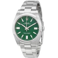 Rolex Oyster Perpetual 41 Automatic Green Dial Mens Watch 124300GNSO